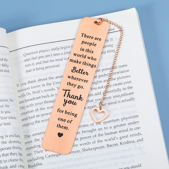 Thank You Gifts for Women Bookmark, Boss Day Gifts for Women Christmas Gifts for Women,Inspirational Employee Appreciation Gifts Bookmark,Bulk Gifts for Coworkers Lady Birthday Farewell Retirement