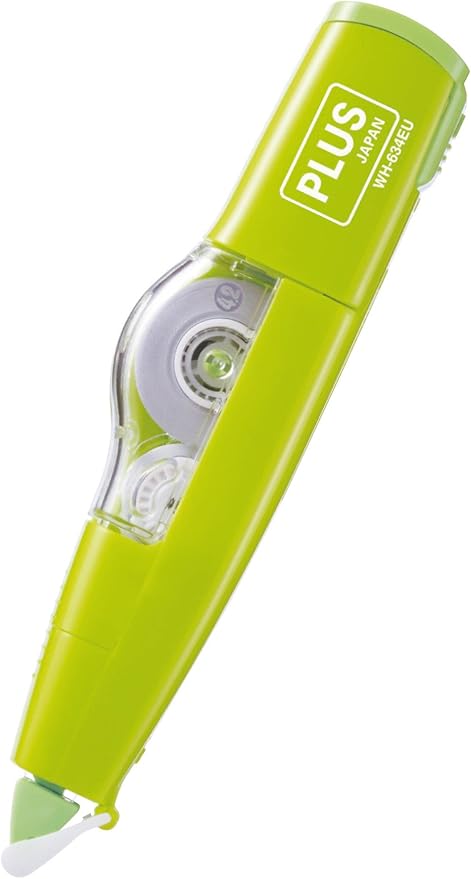 Plus Japan 6 m x 4.2 mm Refillable MR Pen Style Correction Tape - Green