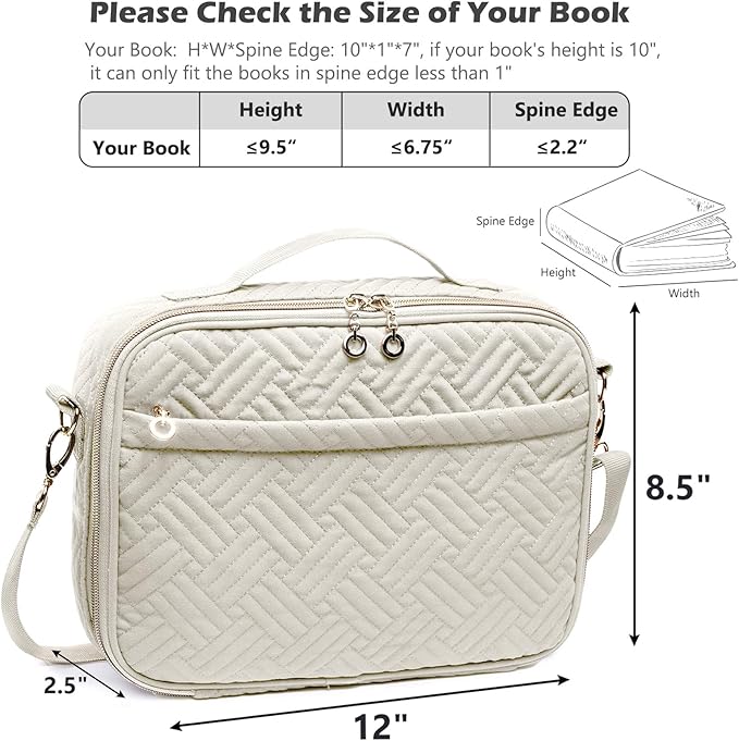 Stylish IMAGINING Bible Cover for Women - Bible Caseswith Handles & Bags - Great Gift & Book Protector