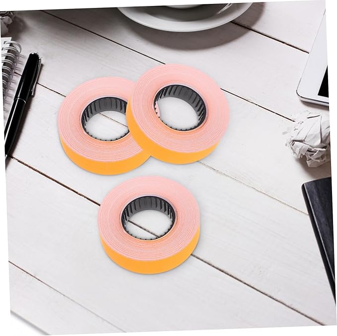 Angoily 10rolls Retail Price Tags Paper Price Labeller Accessories Easy Application