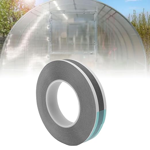 Pssopp Polycarbonate Panel Install Self Adhesive Tape, Water and Dust Proof Non Woven Fabric Solar Panel Mounting Tape for Home Office(25mm W 20m L)