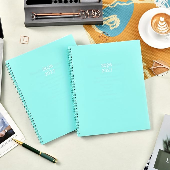 Monthly Planner 2026-2027 - Planner 2026, 9'' x 11'', 24 Months from JANUARY 2026 to DECEMBER 2027, Monthly Calendar with Tabs, Inner Pocket