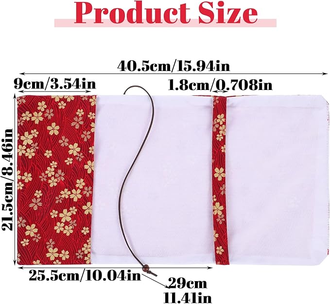 Book Covers for Paperbacks,Book Cover Protector Adjustable Fabric Fit A5 Size 5.5x8.2 Inch Paperbacks for Hardcover Softcover Novels Protection