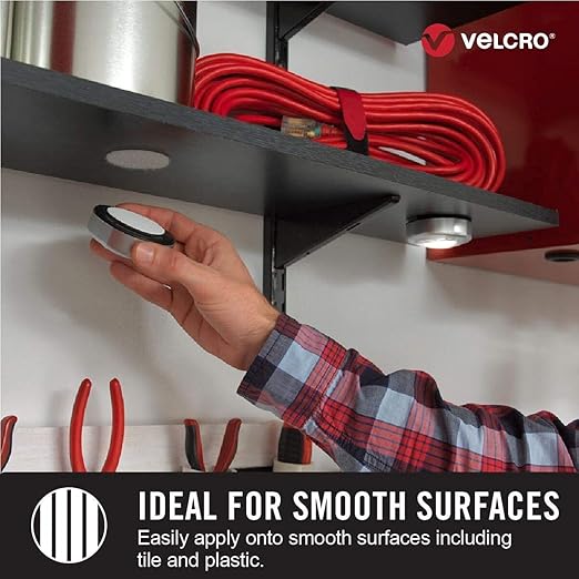 VELCRO Brand Heavy Duty and Extreme Outdoor Mounting Tapes, 1-1/2in and 1in Widths, Black