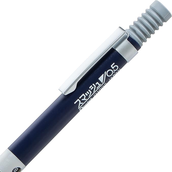 Pentel Smash Drafting Mechanical Pencil (0.5mm) - Special Edition Silver and Navy w/Tube