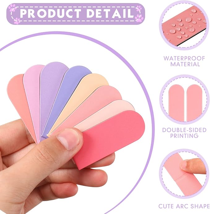 Yeaqee 260 Pcs 130 Pcs Magnetic Bookmarks Bulk Cute Book Marker Clip Planner Bookmark Clip Magnetic Page Markers Reading Accessories for Lovers Women Men Teachers Students