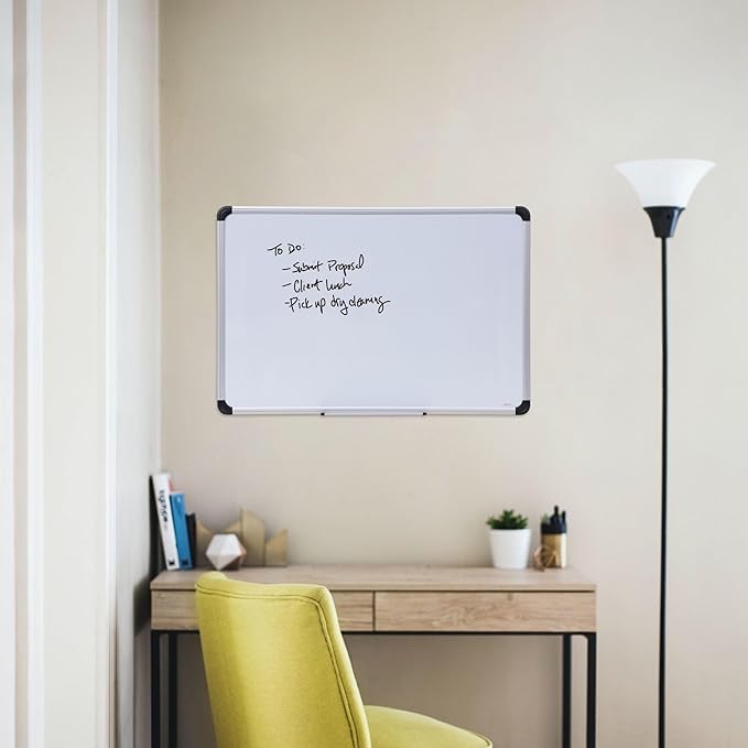 Universal One Magnetic Easel Style Dry Erase Board, 36 x 24" (43733)