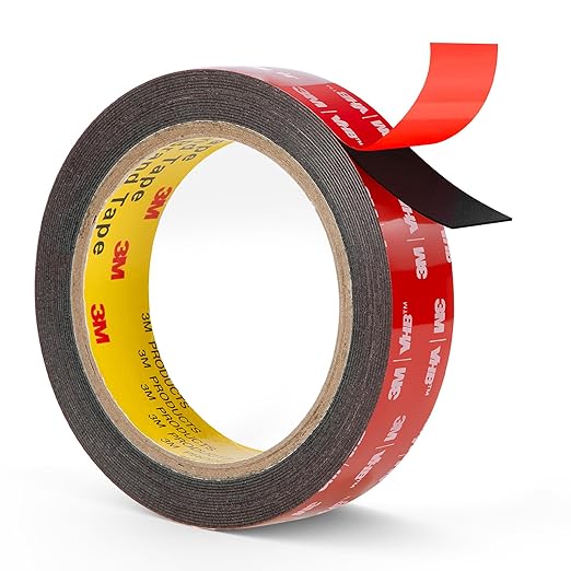 Double Sided Tape Heavy Duty, 0.94" x 16.5 ft Mounting Tape VHB 5925 Strong Adhesive Waterproof for Automotive, LED Strip Lights, DIY Home Décor