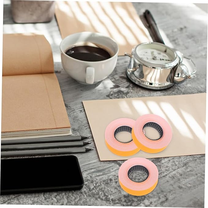 Veemoon 10rolls Price Labels for Price Labeller Paper Roll for Retail Stores Supermarkets and Print Quality Easy to Apply