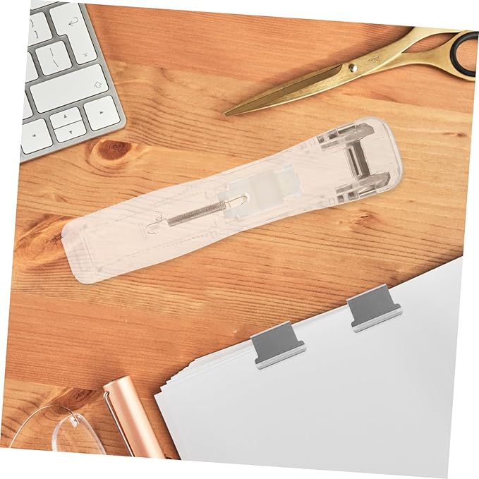 Operitacx 1set Stapler Clip Pusher for Heavy-Duty Staplers Office Paper Clip Dispenser Desk Paper Fastener Book Binding Tool