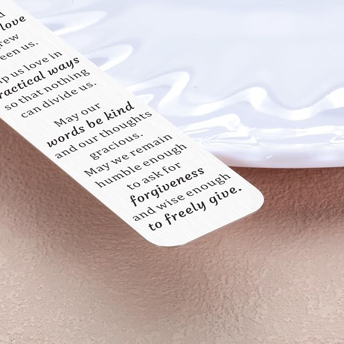 Wedding Gifts Marriage Prayer Bookmark for Couple, 2026 Father's Day Gifts for Husband Him Her Women Men, Weddings Registry Ideas, Bridal Shower Gift for Bride, Engagement Gift for Couple Newlyweds