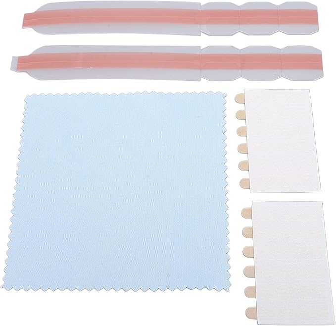 Hilitand 5 Set Filter Adhesive Strips, Computer Screen Mounting Accessories Double Sided Adhesive Strips for Laptops and Monitors