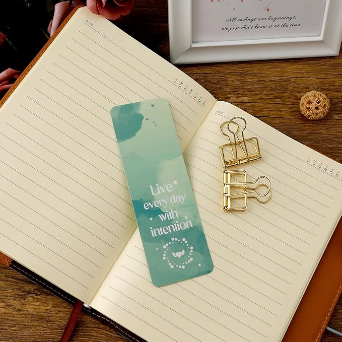 60 PCS Bookmarks for Kid Teens Women Men, Book Markers for Reading, Teacher Book Mark, Paper Planner Cute Bookmark