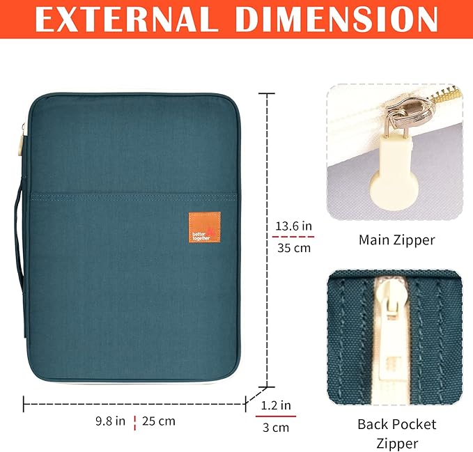 Lanola A4 Document Bags Portfolio Waterproof Business File Holder Travel Gear Organizer Electronics Accessories Bag