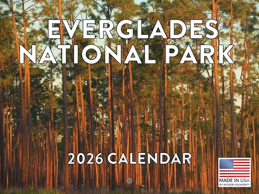 Florida Everglades National Park Calendar 2026 Monthly Wall Calender 12 Month | American Made In The USA