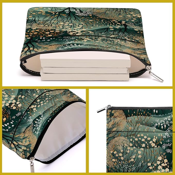 Abstract Tree Leaf Book Sleeve Accessories Cover Book Protector Christmas Birthday Boss Day Books Lovers Gifts Bookish Books Club Gifts for Readers Women Librarian Coworker Mom