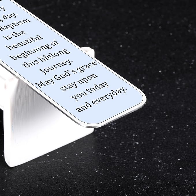 2026 Baptism Gifts for Boys Teen Girls Men Women Adults Christian Bookmarks Baptism Gifts for Girls Boys 8-10 10-12 Religious Bookmark Baptismal Gift for Boy Catholic Girl Easter Basket Stuffers