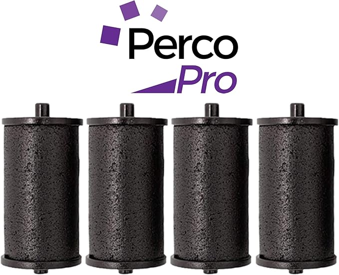 Perco Pro 1 Line Price Gun with Labels Kit, Includes 1 Line Pricing Gun, 10,000 White Labels, with Pre-Loaded Inker Bundled w Perco Ink Roll for Perco Pro 1 Line & Perco Pro 2 Line Perco Labelers