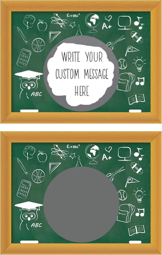 My Scratch Offs - 50 Pack Scratch Off Card Vintage Chalkboard DIY Make Your Own for Teacher Rewards, Classroom Supplies, Prizes and Games for Student
