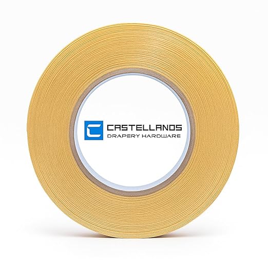 Catellanos Double Sided Tape, 36 Yards Mounting Tape – Strong Adhesive for LED Strip Lights, Automotive, Window Treatments, Home & Office Decor, Indoor/Outdoor Use (1/2)