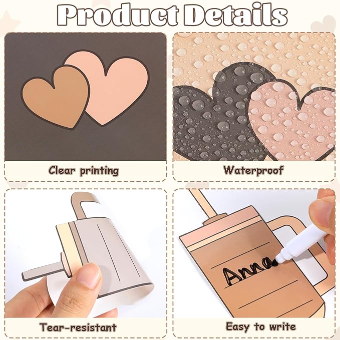 Boho Better Together Classroom Bulletin Board Decorations Motivational Back to School Bulletin Board Set Bottle Cup Paper Cutouts Decor for Office Home School Teachers Kindergarten Wall Door Supplies
