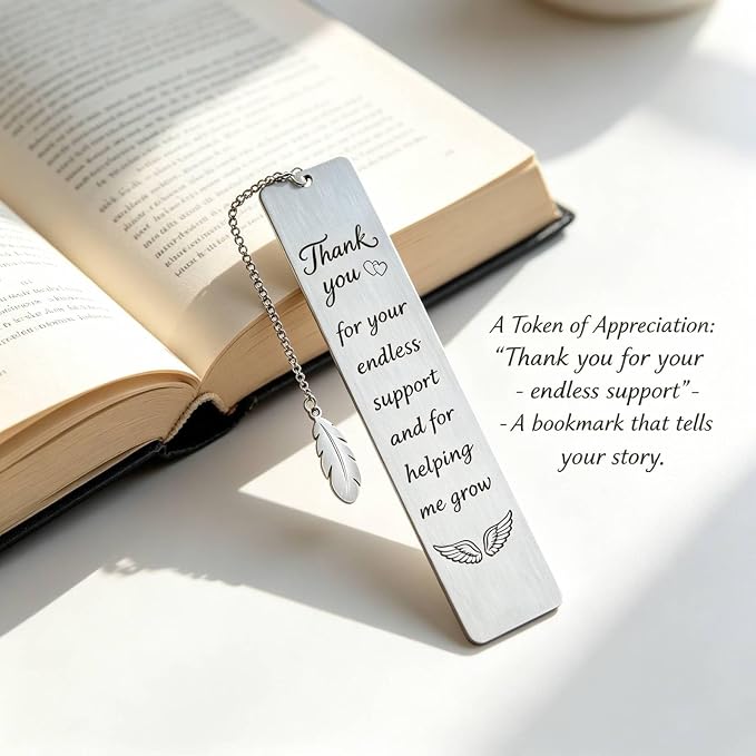 Teacher Appreciation Gifts, Thank You Bookmarks for Women, Appreciation Book Marks for Reading, Thank You Gift Bookmarks for Friends Coworkers Mentors Coaches Bosses Nurses & Book Lovers