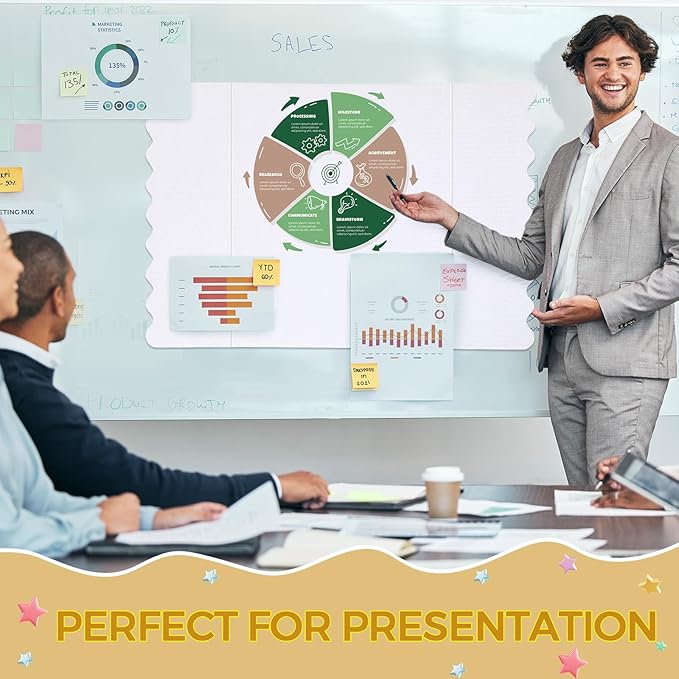 Mooliwe 4 Pack 21" x 14" Trifold Poster Board Tri Fold Poster Boards Foldable Corrugated Business Presentation Display Paper Boards for Science Fair Events, School Projects, Exhibitions(Black White)