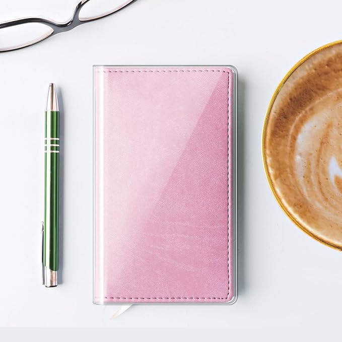 Fullhawl 3 Pack A6 Clear Cover Transparent A6 Size 9.5 x 6.4 Inches Jelly Notebook Cover, Fits for Journal Weeks Planners and Books Measuring About 4.1 x 5.8 Inches