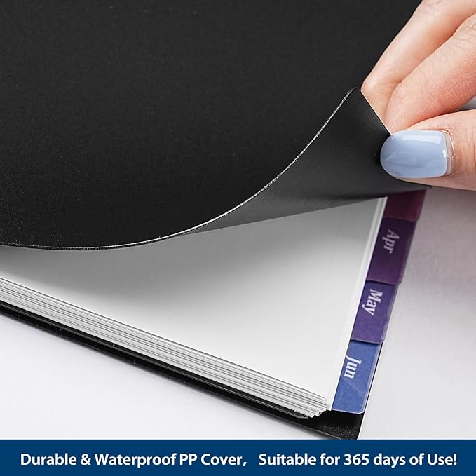 Planner 2026-2027 - Academic Planner 2026-2027 Weekly and Monthly from Jul. 2026 - Jun. 2027, 8" x 10", Wirebound, 12 Monthly Tabs, Flexible PP Cover, Suitable for School & Office, Enterprise