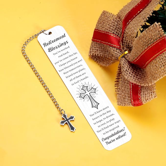 Christian Retirement Gift for Woman Man Happy Retired Going Away Leaving Farewell Gifts for Coworkers Women Men Retirement Blessings, Cool Retirement Gifts for Women Men Friends