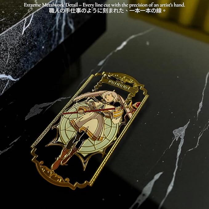 Anime Bookmark Gojo Satoru Metal Bookmark with Chain Japanese Style Manga Accessories Otaku Collectible Reading Gift Anime Gifts Gojo Gifts Book Lover Present Japanese Anime Merch (FF)