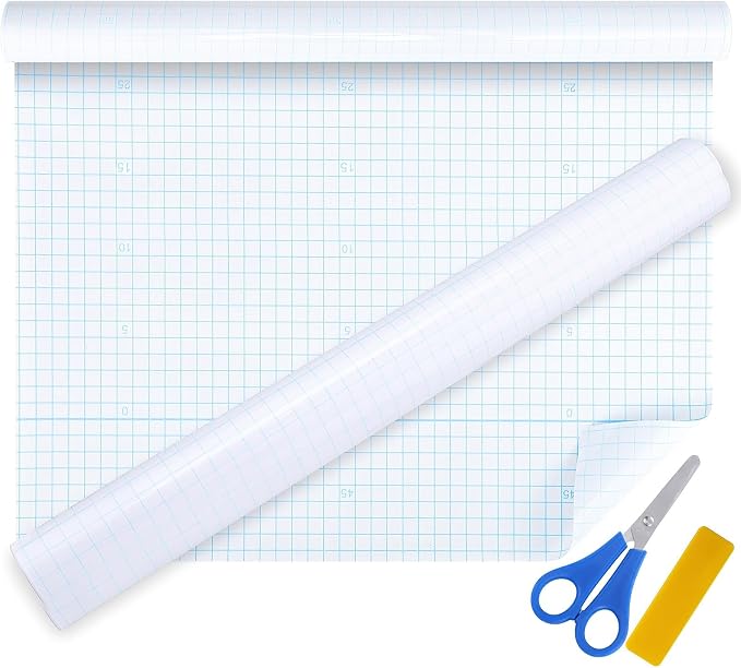 WSICSE Clear Contact Paper Roll 17in x 20ft Peel and Stick Adhesive Book Cover Plastic Protector for Books Crafts Textbook Home Gift Wrapping
