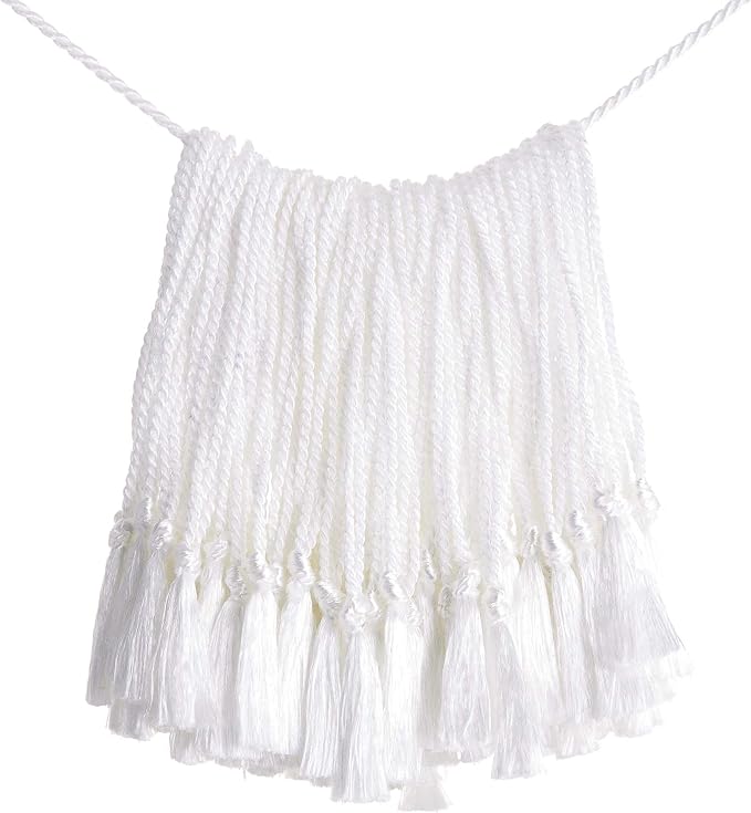 Tassel Depot 100 Floss Bookmark Tassels - White