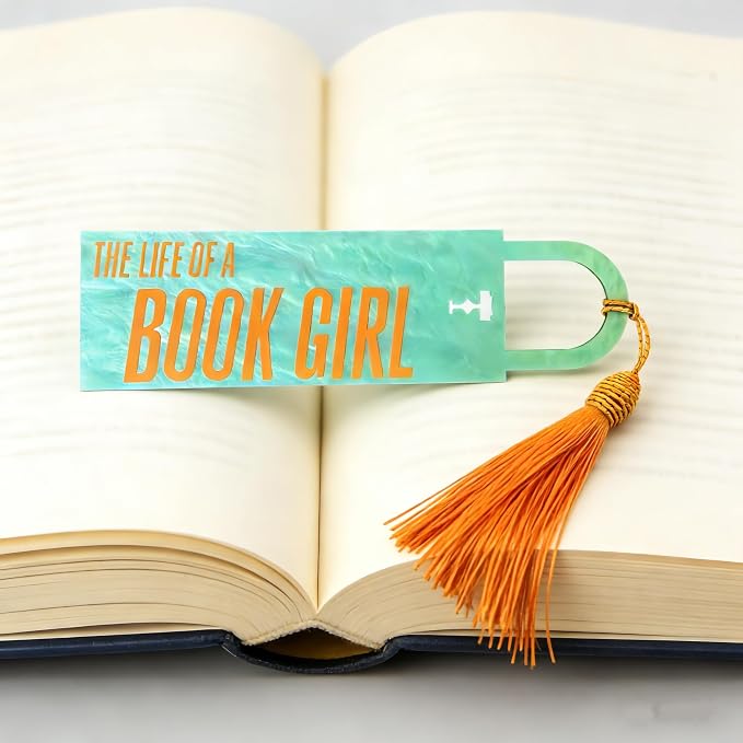 The Life of A Book Girl Bookmark, Showgirl Inspired Acrylic Bookmarks for Book Lovers, ERAS Tour Gifts