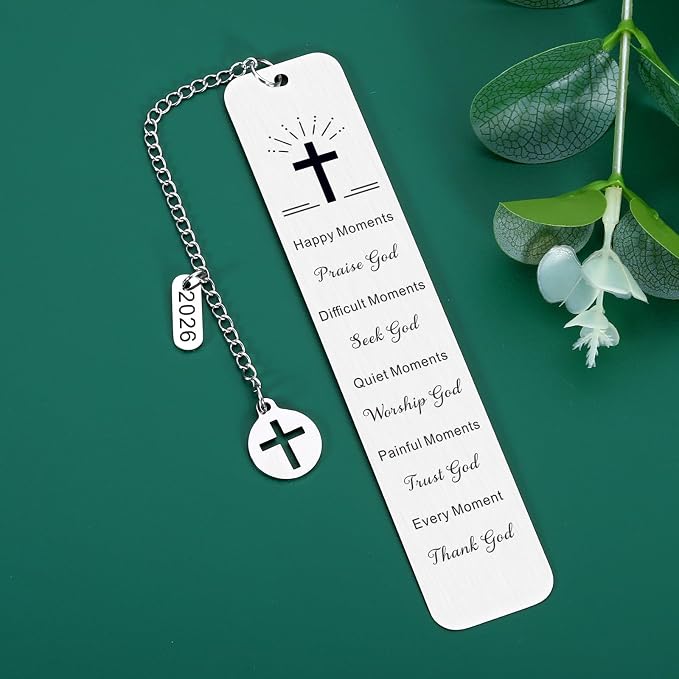 Religious Gifts for Women Men Baptism Gift for Girls Catholic College Dorm Room Essentials First Communion Gifts for Girls Boys Confirmation Gift for Teenage Boys Christian Graduation Faith Bookmarks