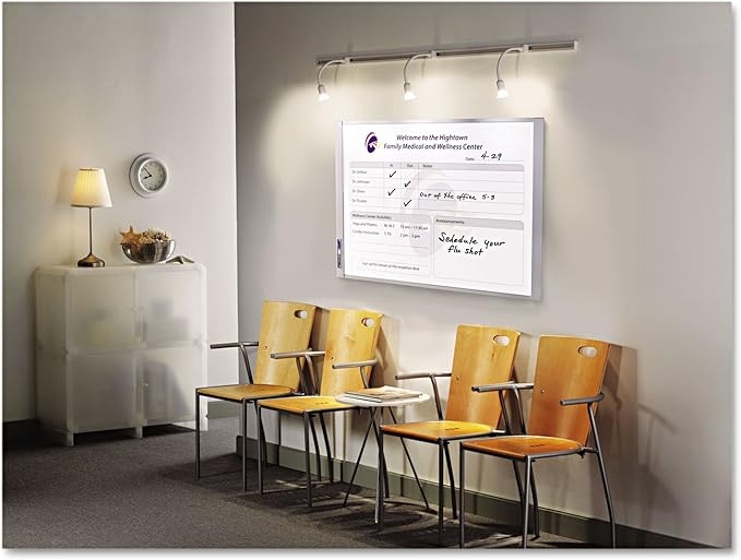 Quartet Inview Custom Whiteboard, 47.5 x 35 Inches, .5 Inch Graphite Frame (72981)