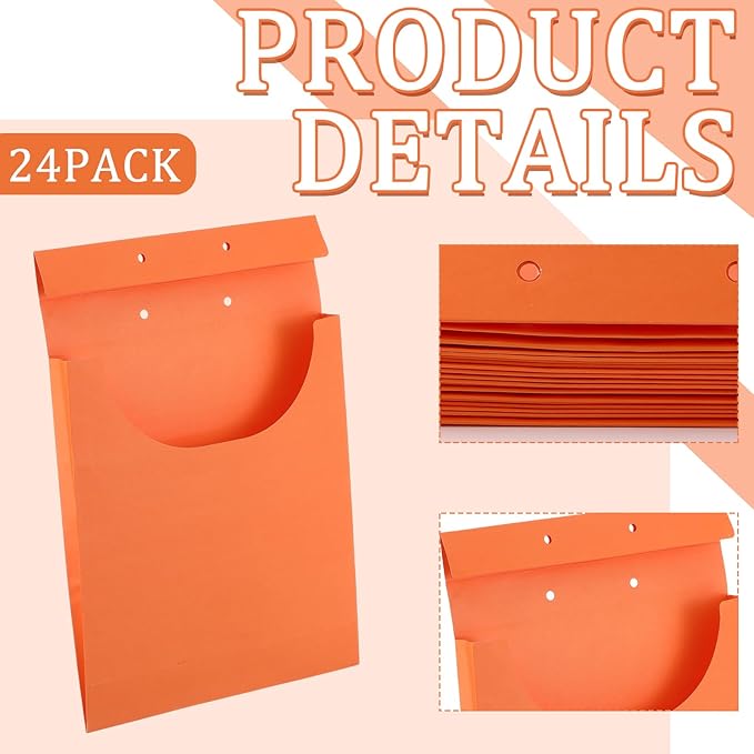 Ctosree 24 Pack Kraft Legal File Retention Jacket Classification Jacket Legal/Letter Size 1" Expansion Office Document Classification