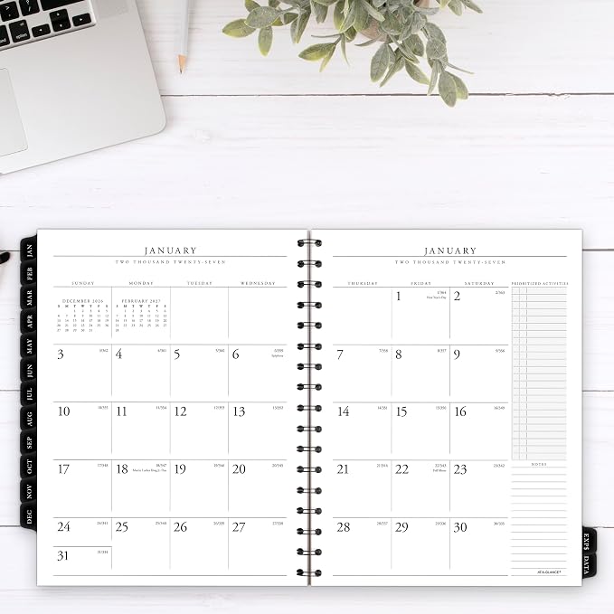 AT-A-GLANCE 2026 Weekly Monthly Appointment Book Refill, 6-1/2" x 8-3/4", Medium, Executive (709081026)
