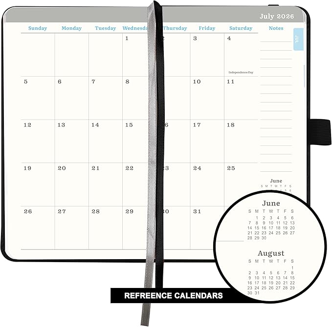Pocket Planner 2026-2027 - 2026-2027 Pocket Calendar for Purse, Jul. 2026 - Jun. 2027, 6.4'' x 3.8''