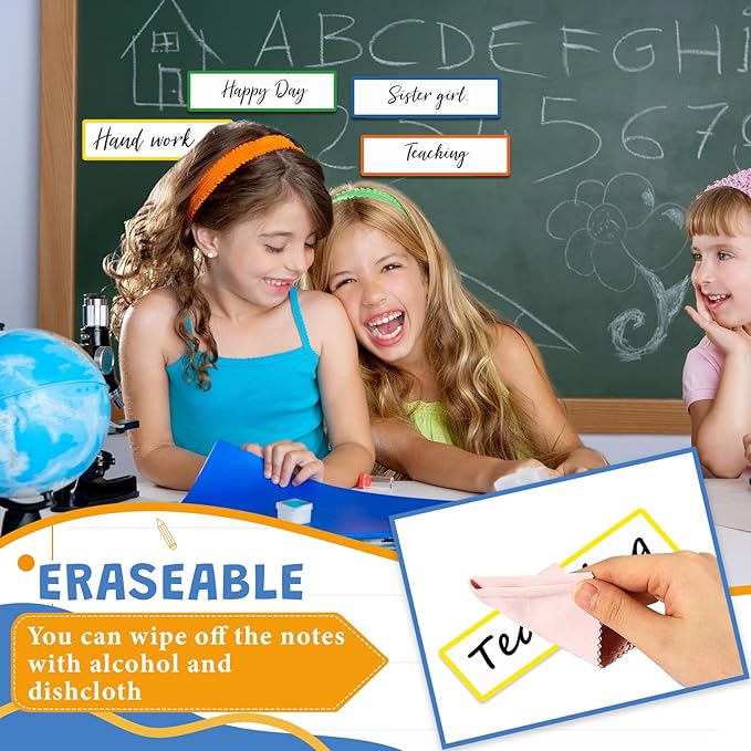 16 Pcs Classroom Schedule Magnets Reusable Today's Schedules Magnetic Course Labels with Dry Erase Blank Magnetic Labels for Bulletin Board Whiteboard Homeschooling (Daily Schedules)
