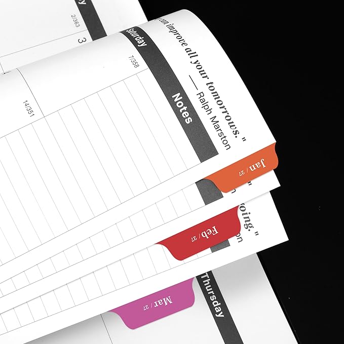 2026-2029 Monthly Planner/Calendar - 3 Year Planner 2026-2029, JULY 2026 - JUNE 2029, 36-Months Monthly Planner, 9" x 11", 3 Year Calendar Planners with Colorful Tabs, Pocket, Inner Pocket - Black