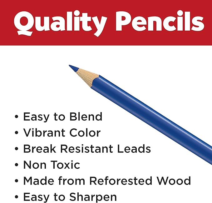 Faber-Castell Triangular Colored EcoPencils 12 Count | Pre-Sharpened Colored Pencils for Kids | Smooth Color, Easy Blending & Ergonomic Grip | Kids Art Set, School Supplies (Ages 5+)