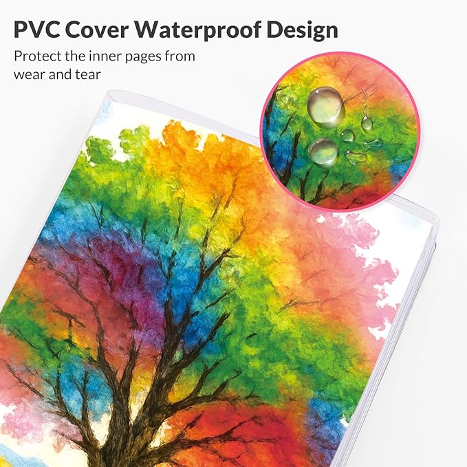 Phyxin Pocket Calendar 2025-2027, Two Year Pocket Planner - Runs From Jul 2025 Until Dec 2027, Small Size Planner - 6.7" x 3.7", Small Calendar for Easy Organizing, Tree