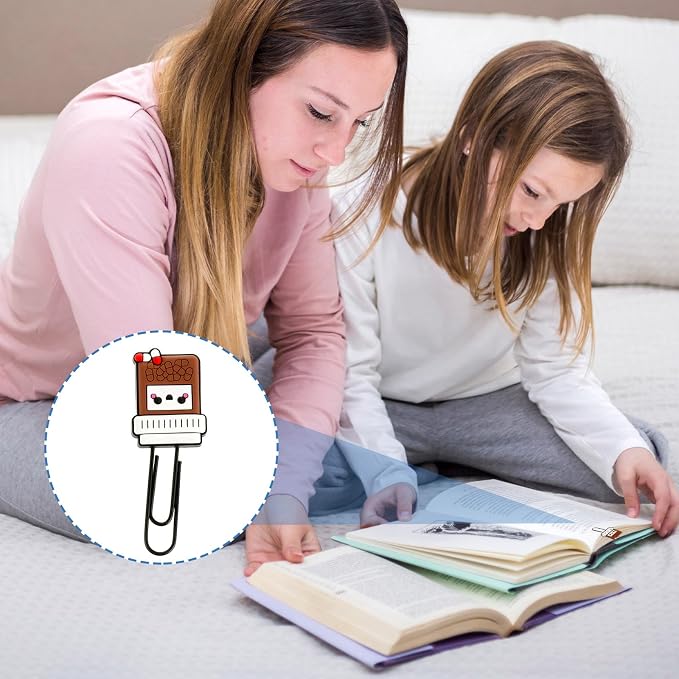 15 Pcs Cute Cartoon Bookmarks, Nurse Gifts Medical Theme Bookmarks Colorful Paperclip for Pagination Organize Folder Unique Bookmark for Nurses Day Doctors Day Office Kids Gift