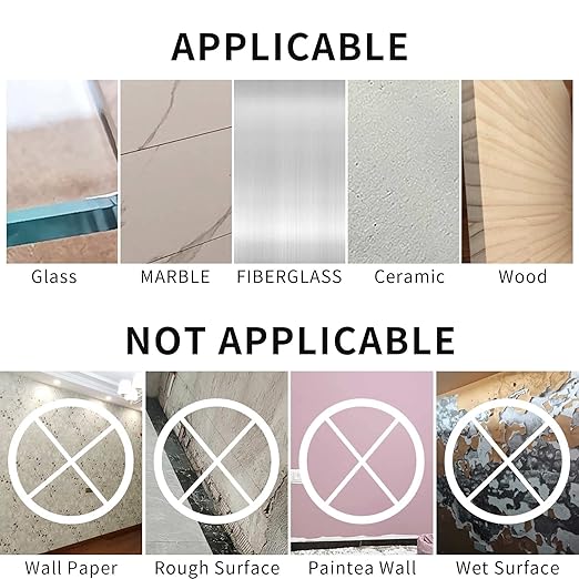 Double Sided Tape Heavy Duty, Mounting Tape Clear, Strong Adhesive Strips Sticky Tape, Reusable Transparent Tape for Home Office Deco(1.18" x9.84FT)