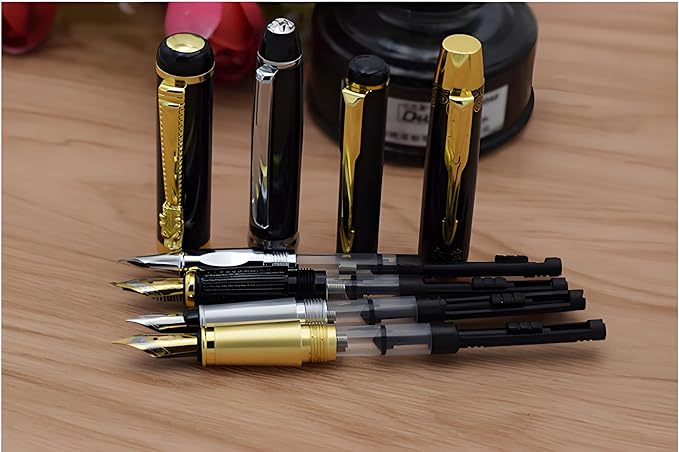 Universal Fountain Pen Converter Kit,Leakproof Refill System,Standard Push Piston Fill InkAbsorber and Deft Writing and Correction Supplies Pens and Refills，Calligraphy and Office Writing Essentials