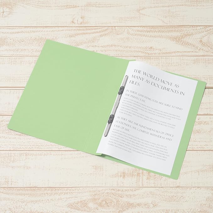 Plus Flat File, Resin Jig, Thick Binding, 10.8 inches (300 mm), A4, Vertical, Green, 10 Books, No.021NW, 79-046 x 10