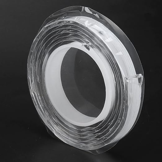 Double Sided Tape 10Pcs Transparent, Washable, Reusable Adhesive Tape Fasteners - Strong Adhesion, No, Ideal for Fixing Items