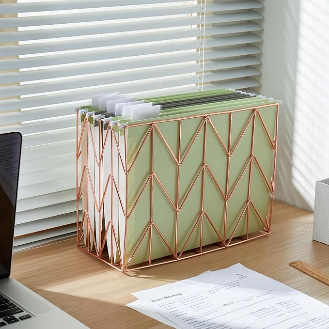Y YOMA 18 Pack Gradient Hanging File Folders Letter Size Decorative Hanging Folder Pretty File Folder Organizer for Filing Cabinet Office Home with 1/5-Cut Adjustable Tabs, Leaf Green