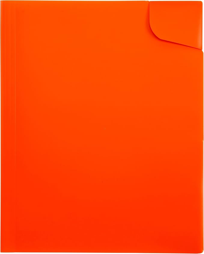 Oxford Divide-It-Up 4-Pocket Poly Folder, Assorted Colors, Letter Size (99837)